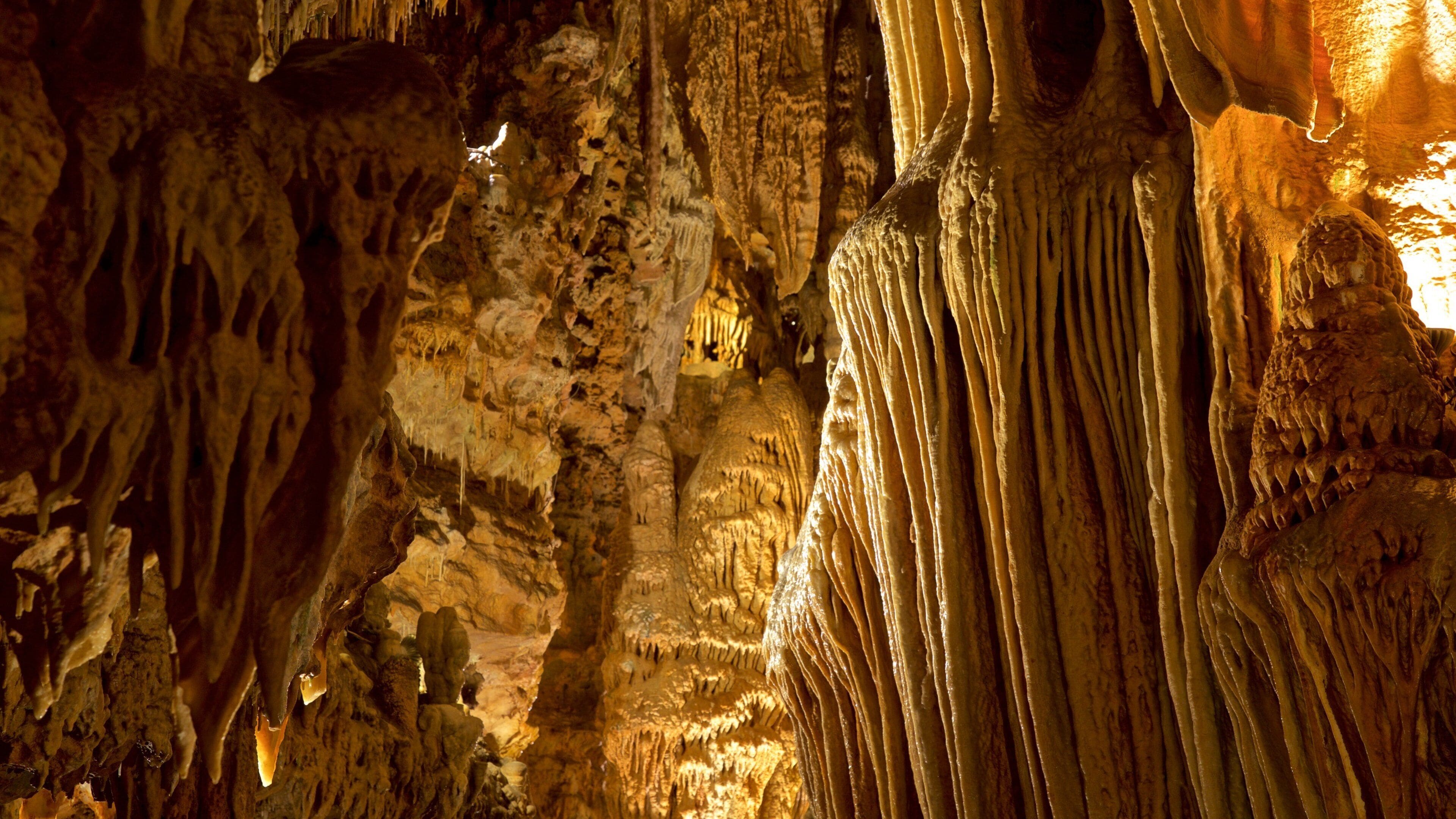 Bridal Cave showing caves