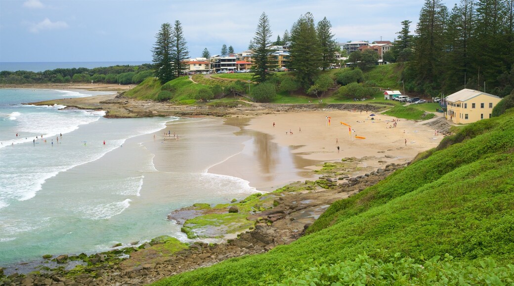 Yamba Beach featuring a beach