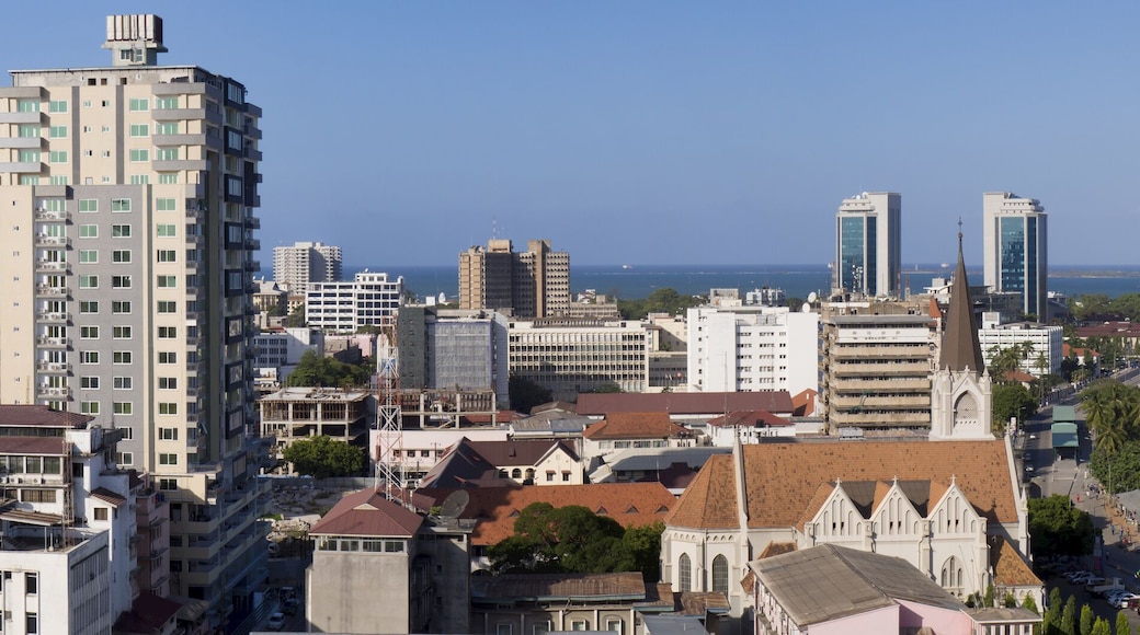 City Of Dar Es Salaam And St. Joseph's Cathedral; Dar Es Salaam, Tanzania