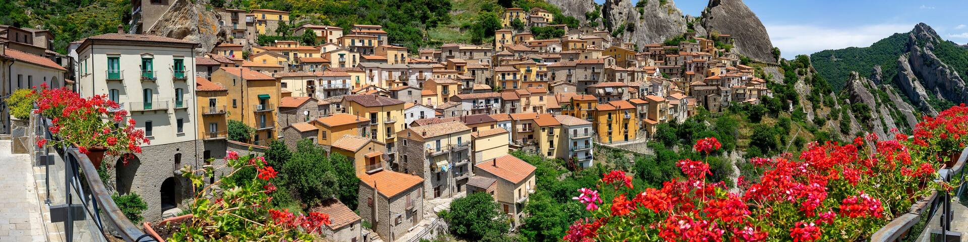 In the rocks: Castelmezzano