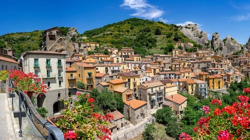 In the rocks: Castelmezzano