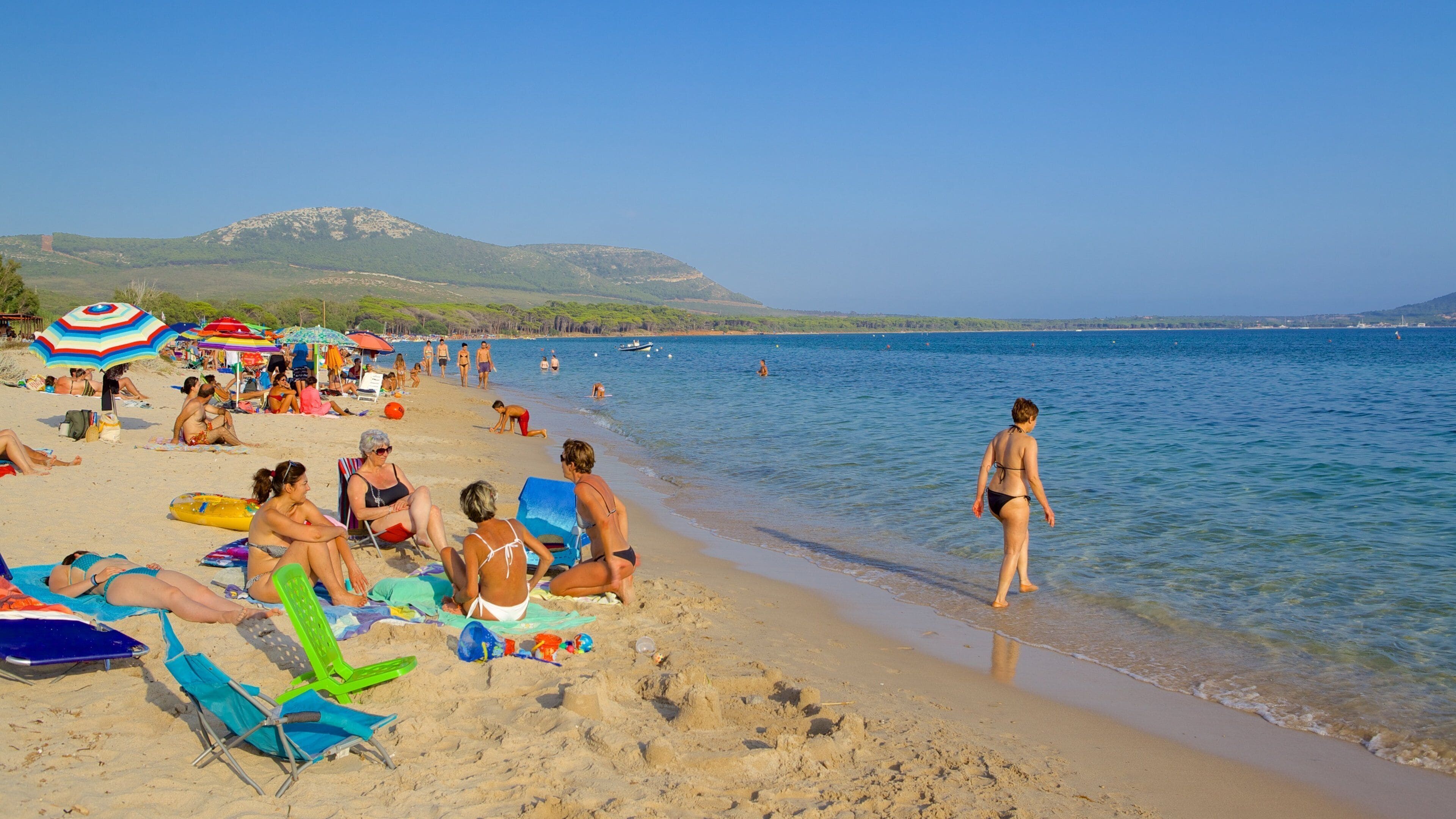 Mugoni strand som inkluderer strand
