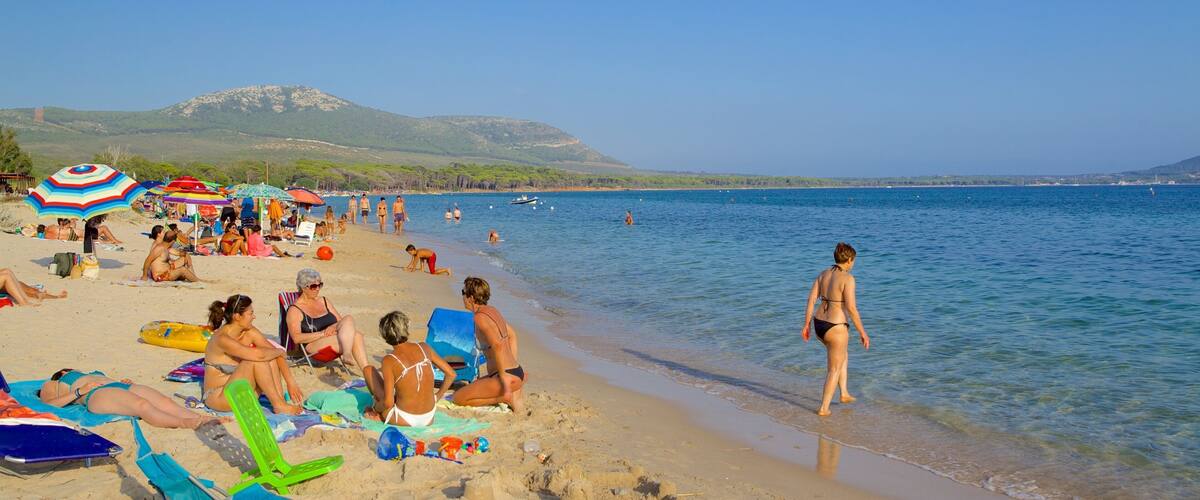 Alghero 呈现出 海灘