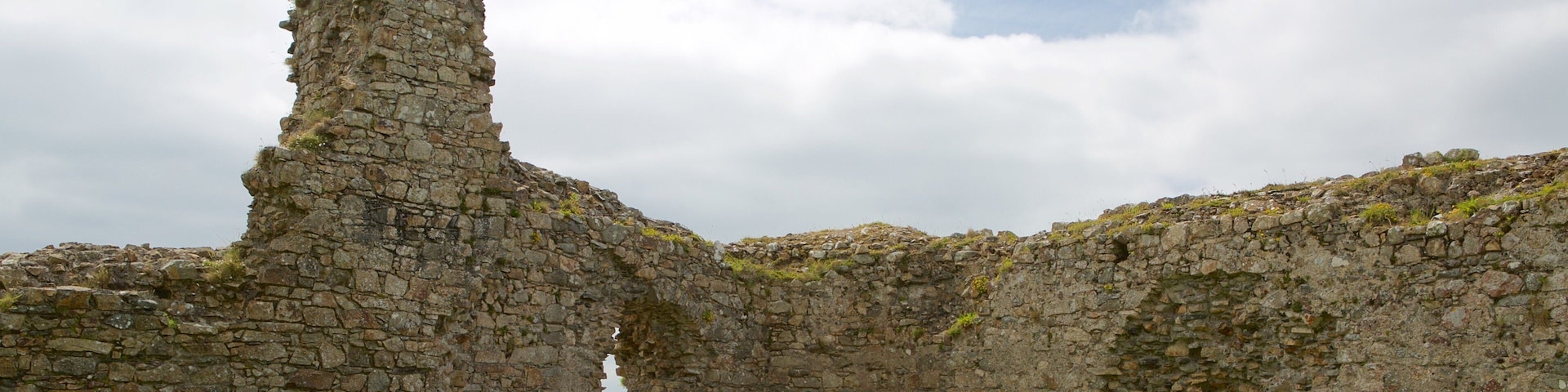 Criccieth Castle which includes building ruins, a castle and heritage elements