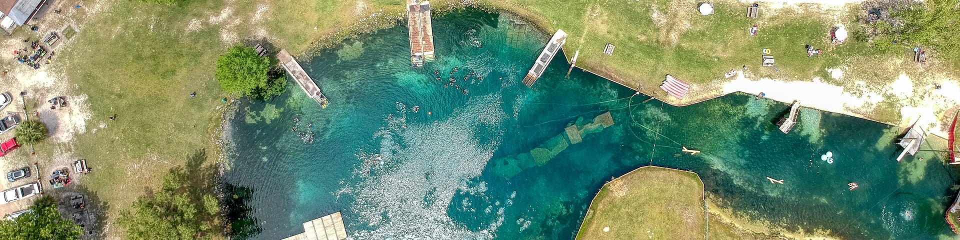 Overhead View of Vortex Springs, located near Ponce de Leon, Florida