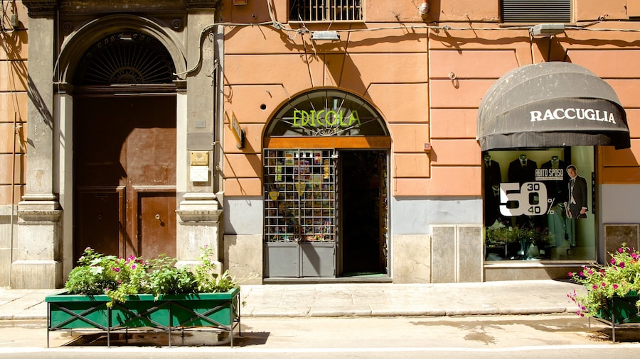 Via Maqueda showing street scenes and heritage architecture
