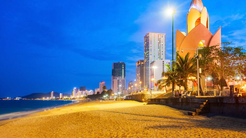 Nha Trang city beach, Vietnam