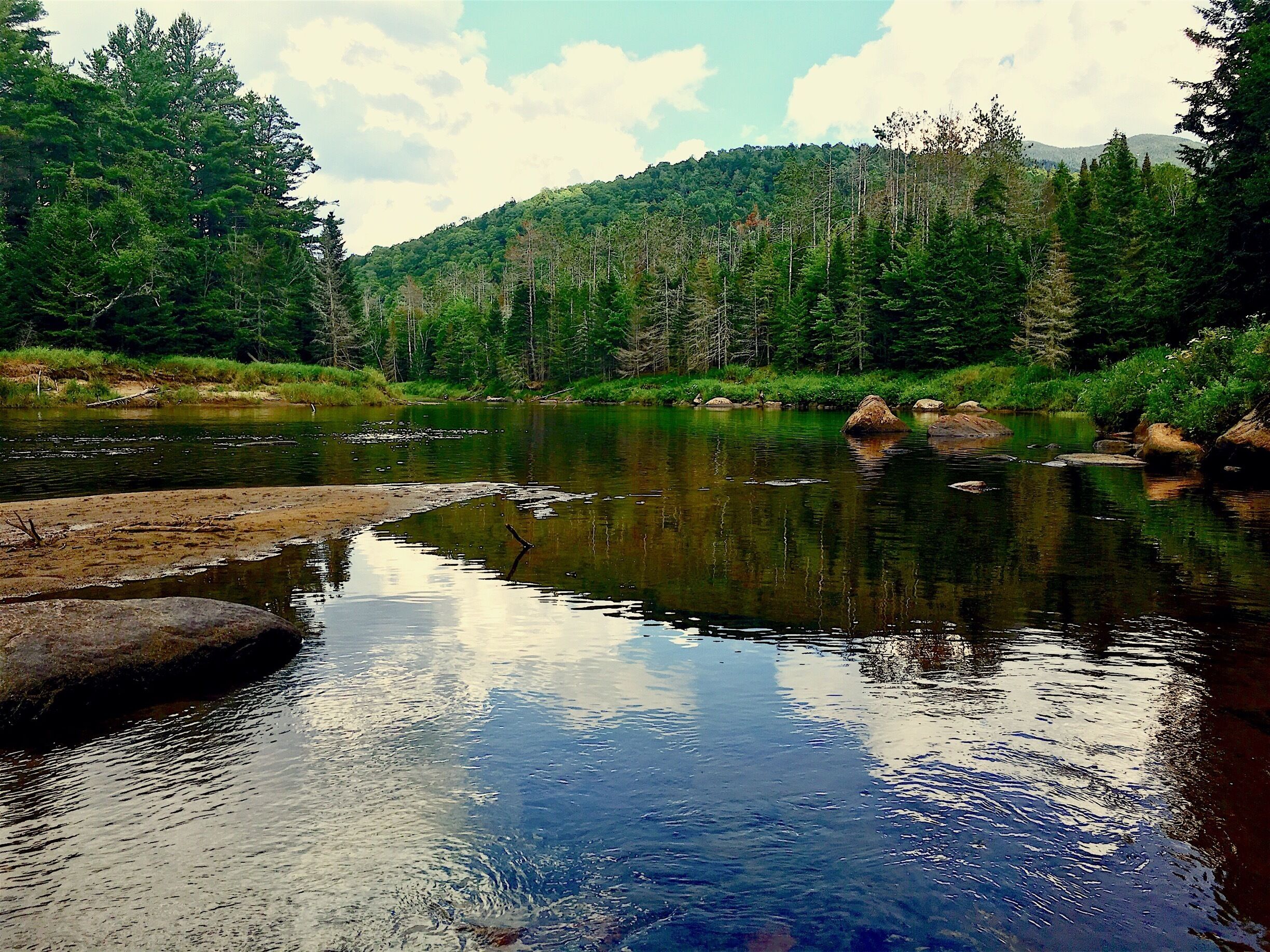 Little fishing spot we found on the Ausable River 