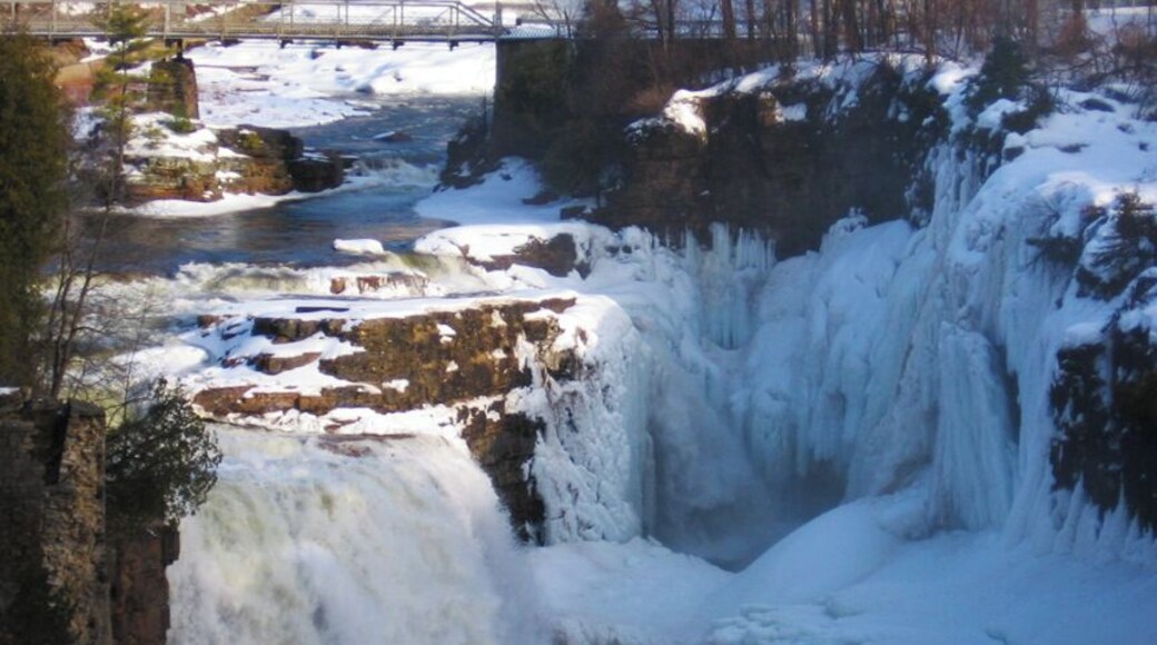 Ausable Chasm, in upstate New York, is especially dramatic in winter! #snow