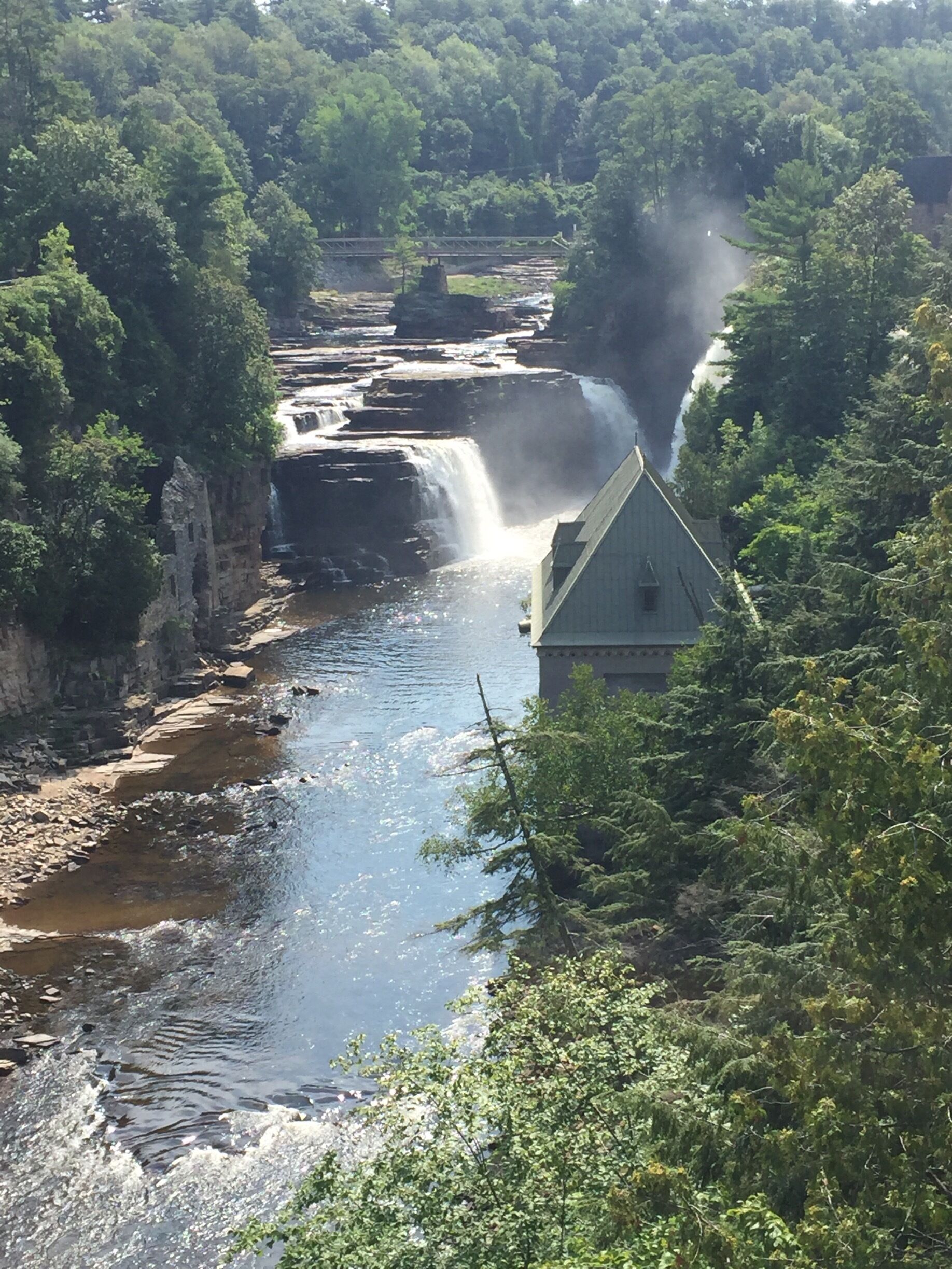 Grand Canyon of the East, in the Adirondack Mountains. Can walk the rim, do an Adventure Course, or raft/tube the Chasm. 