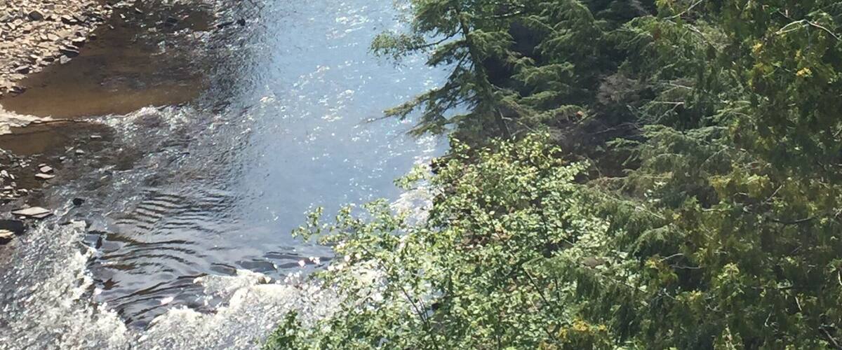 Grand Canyon of the East, in the Adirondack Mountains. Can walk the rim, do an Adventure Course, or raft/tube the Chasm.