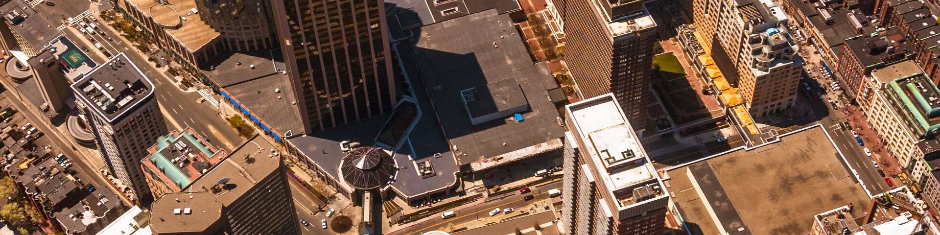 Boston Back Bay aerial