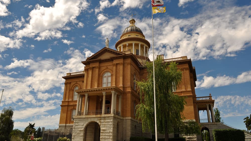 Auburn California Historic Landmark Courthouse in Placer County