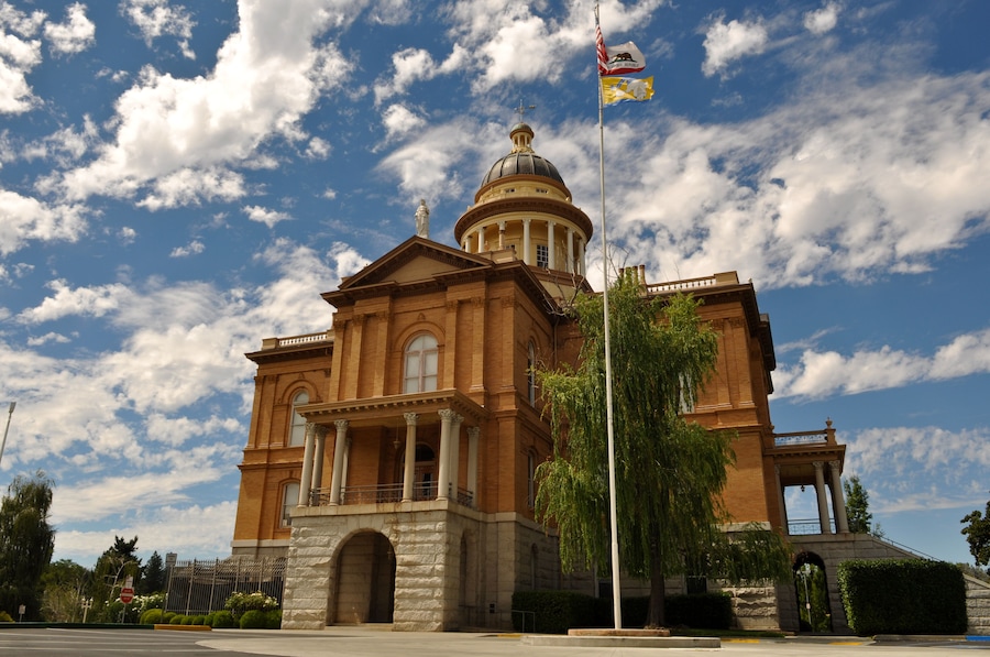 Auburn California Historic Landmark Courthouse in Placer County