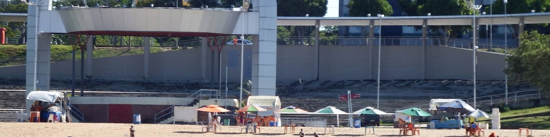A Praia da Ponta Negra, é uma praia localizada no bairro da Ponta Negra, na Zona Oeste da cidade de Manaus, às margens do rio Negro.
Ponta Negra Beach, is a beach located in the Ponta Negra neighborhood, in the West Zone of the city of Manaus, on the banks of the Negro River.
#Aquatrove