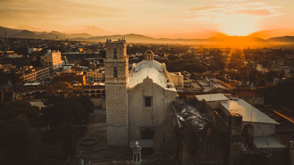 Amanecer en el Centro de Cuernavaca Morelos