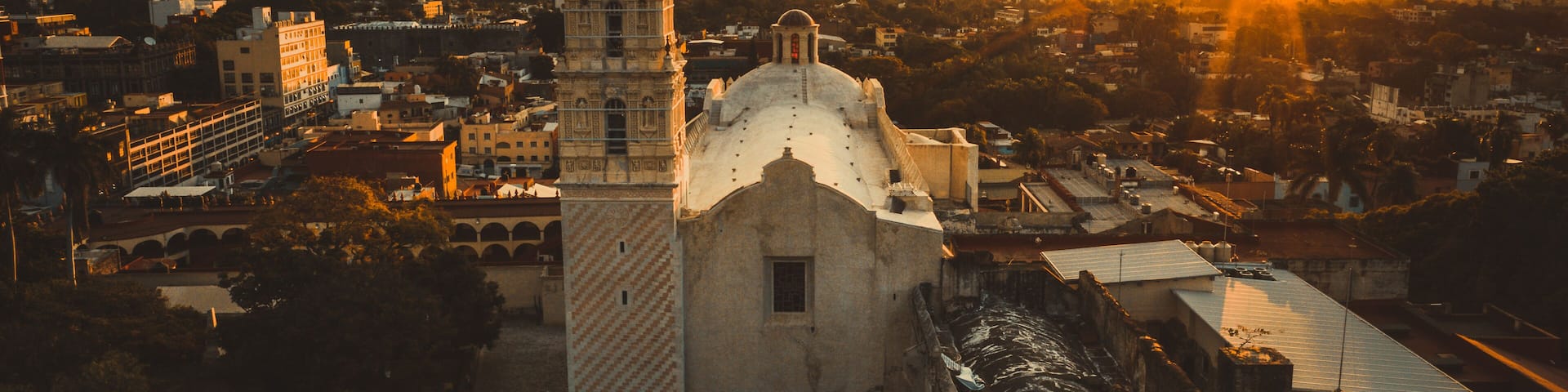 Amanecer en el Centro de Cuernavaca Morelos