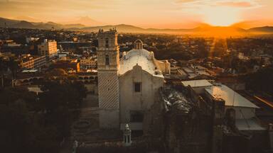 Amanecer en el Centro de Cuernavaca Morelos