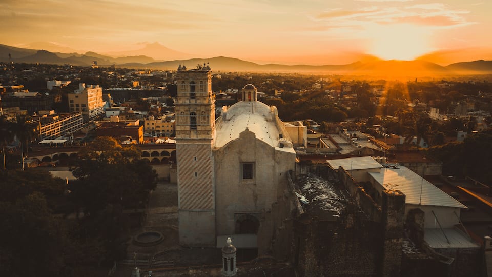 Amanecer en el Centro de Cuernavaca Morelos