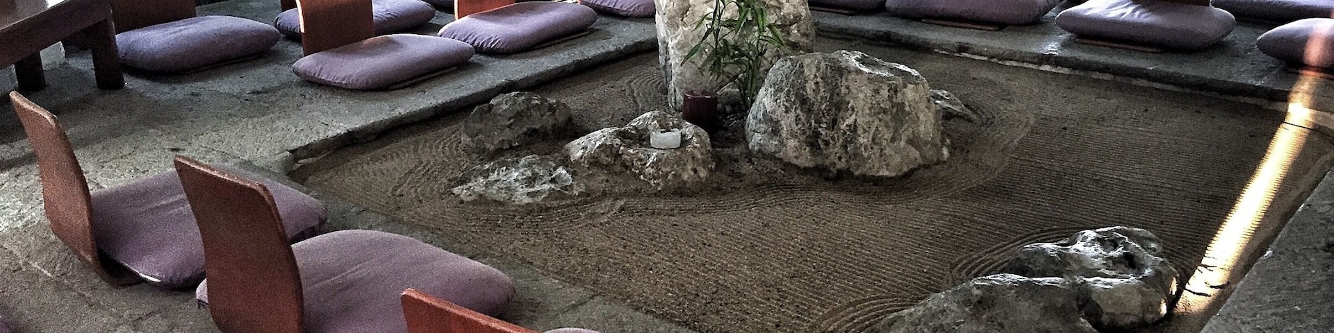 Zen place for meditation
