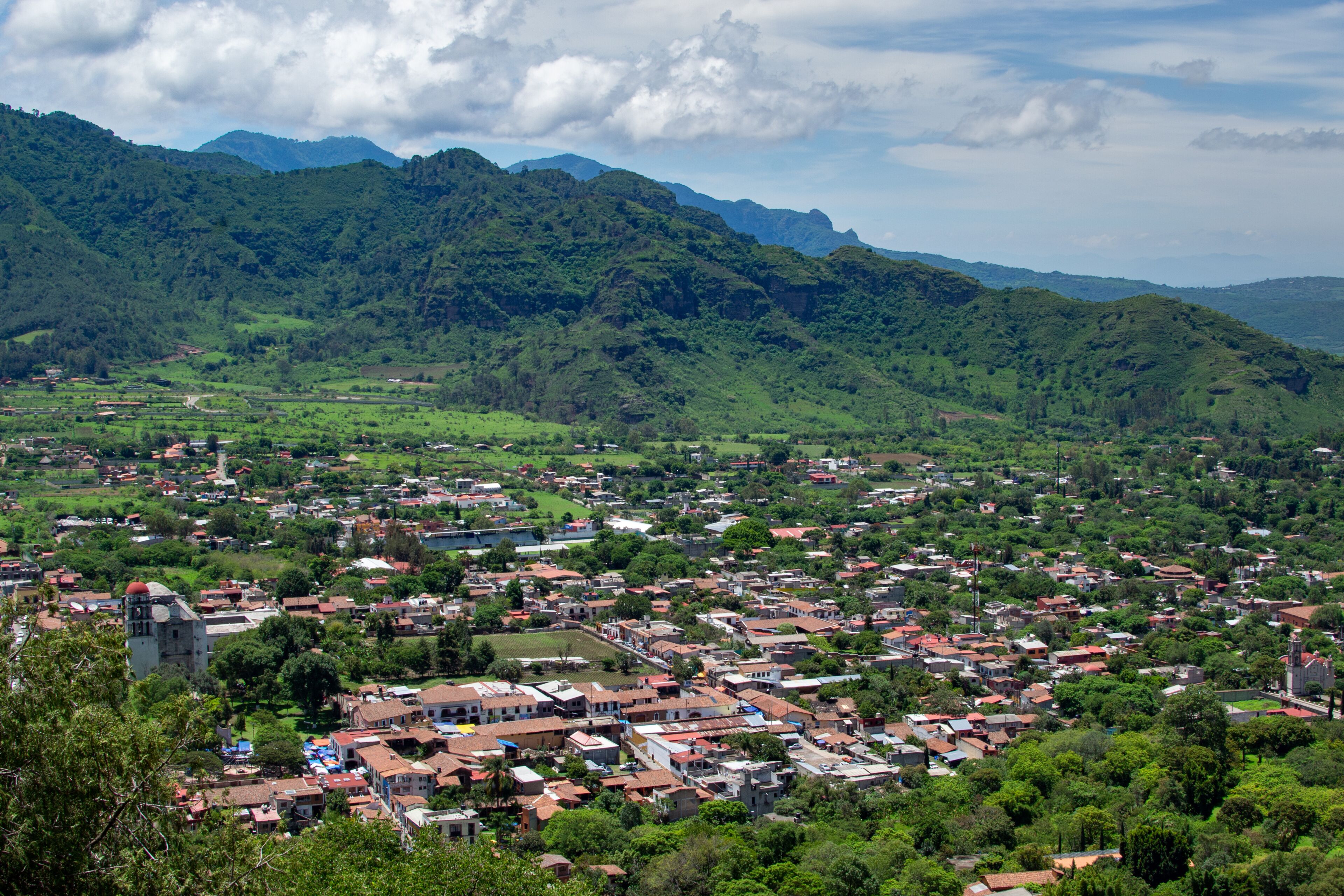 Vista panorámica de Malinalco Estado de México