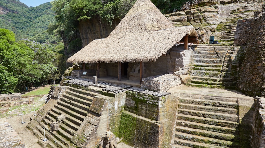 The temple complex of Malinalco, built during the final days of the Aztec Empire