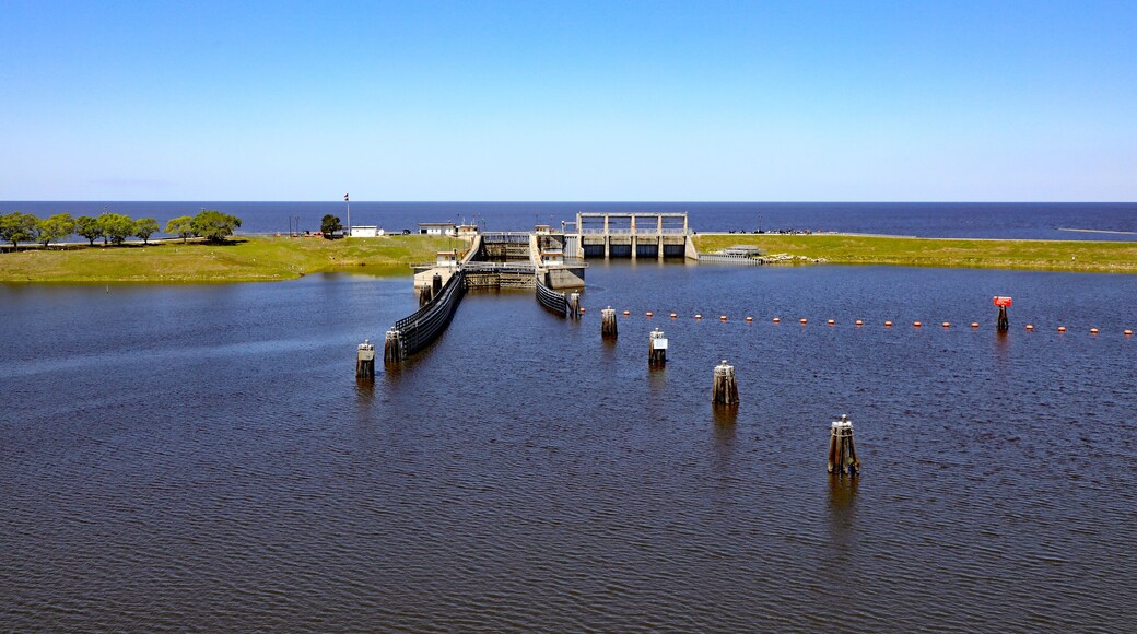 Port Mayaca Locks & Dam, on Lake Okeechobee, Florida