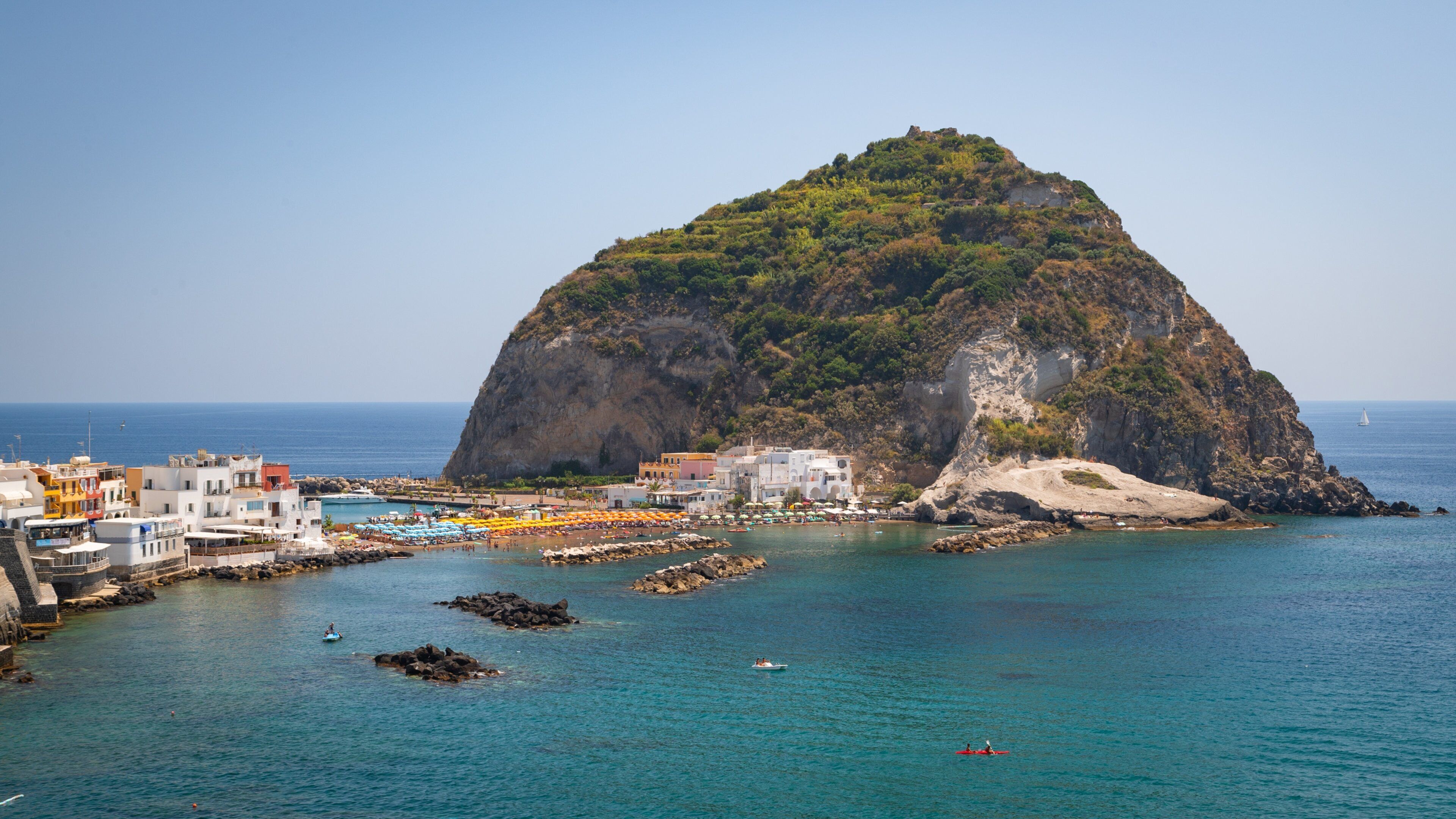 Sant\'Angelo which includes landscape views, general coastal views and island images