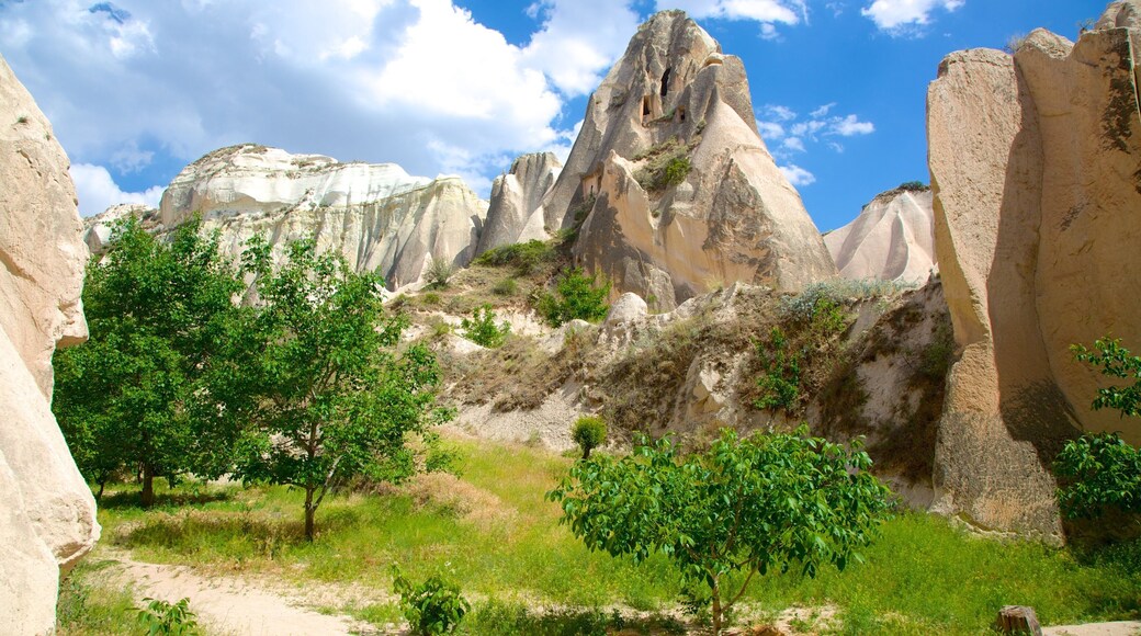Red Valley showing mountains