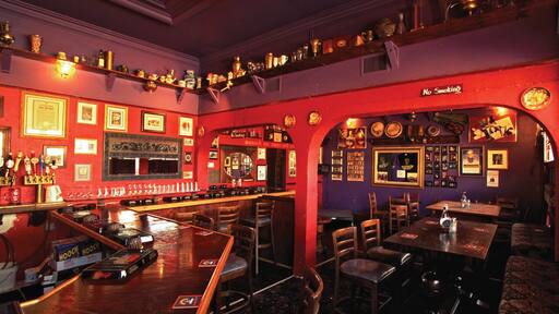 Stadscentrum inclusief een bar en interieur