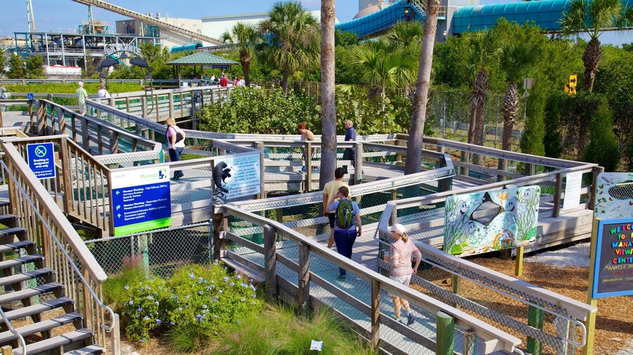 Manatee Viewing Center featuring modern architecture and views