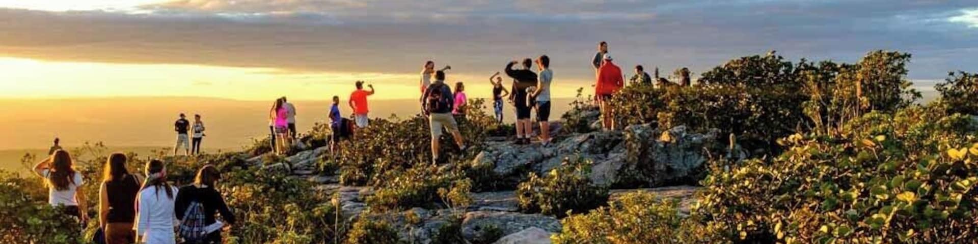 Pรดr do sol no Morro Pai Inรกcio - Chapada Diamantina
