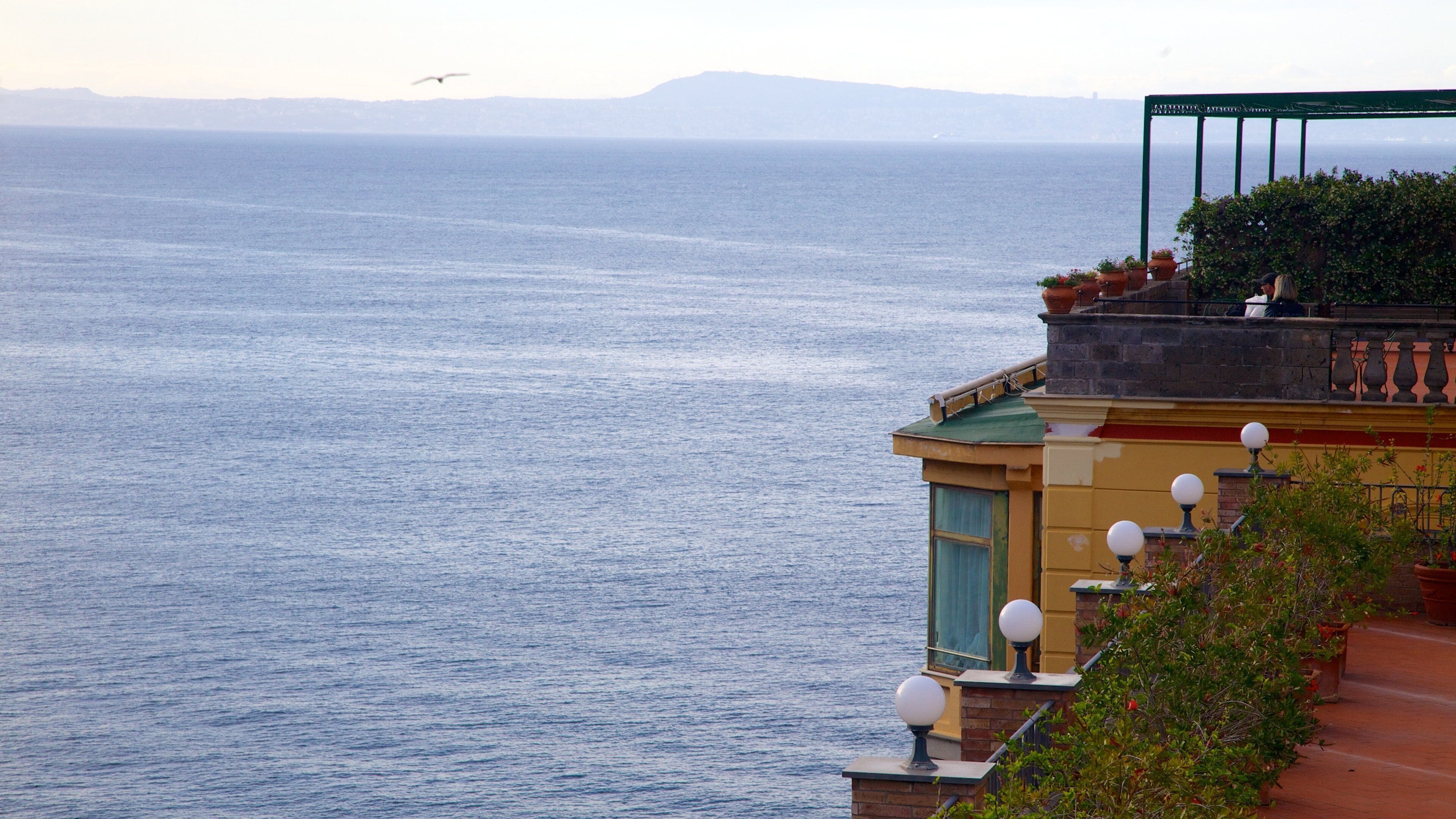 Piazza Tasso showing a city and general coastal views