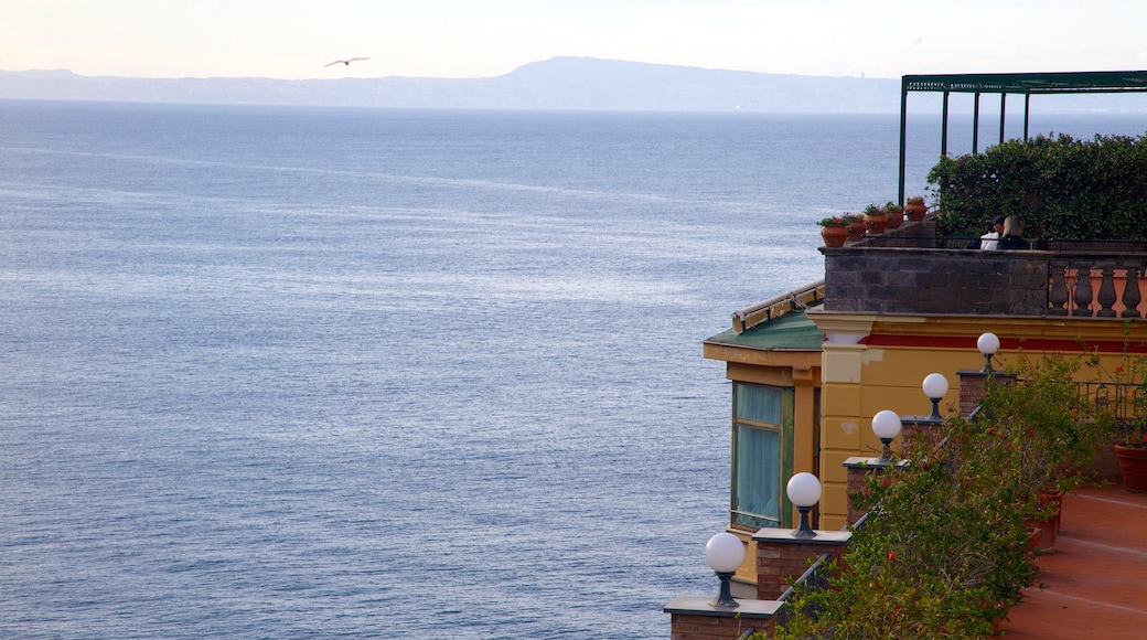 Piazza Tasso showing a city and general coastal views