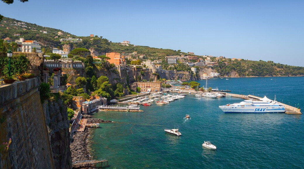 Port of Sorrento featuring landscape views, a coastal town and general coastal views