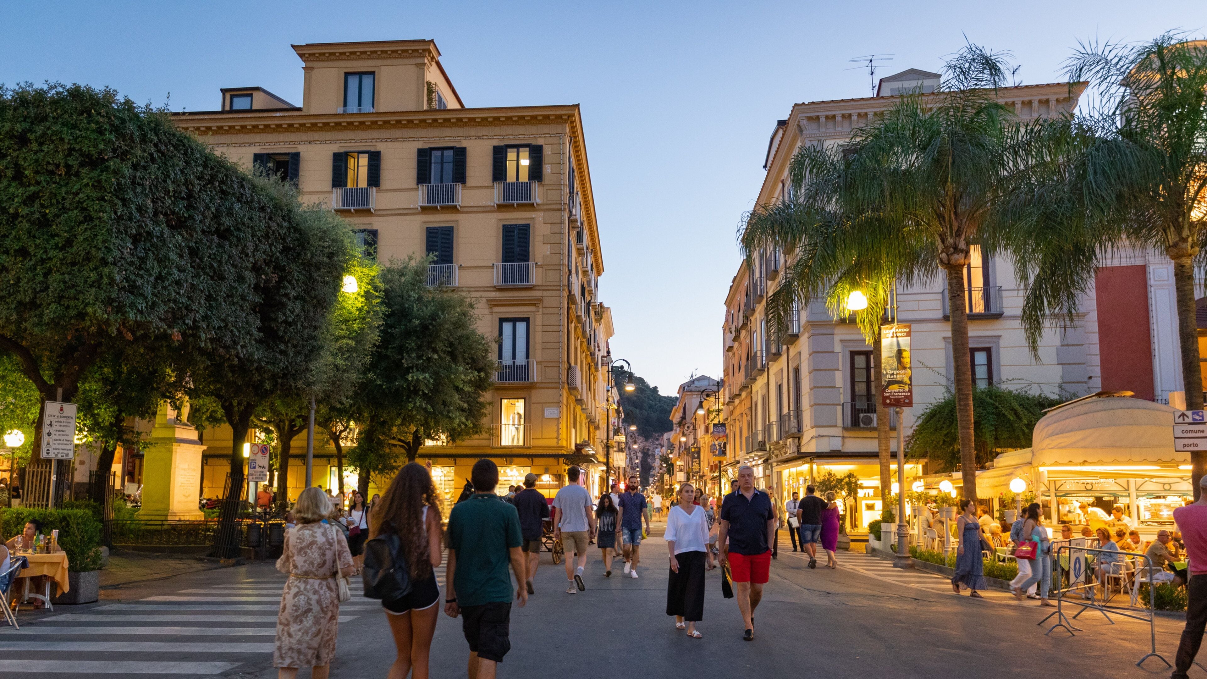 Corso Italia which includes street scenes and night scenes as well as a small group of people