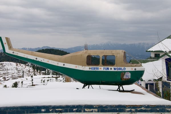 Kufri Fun World which includes an aircraft and aircraft