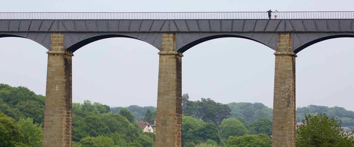 Pontcysyllte Aquaduct featuring a bridge