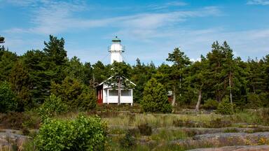 Excursion to the lighthouse on Hammarö in the Swedish Värmland at Lake Vänern