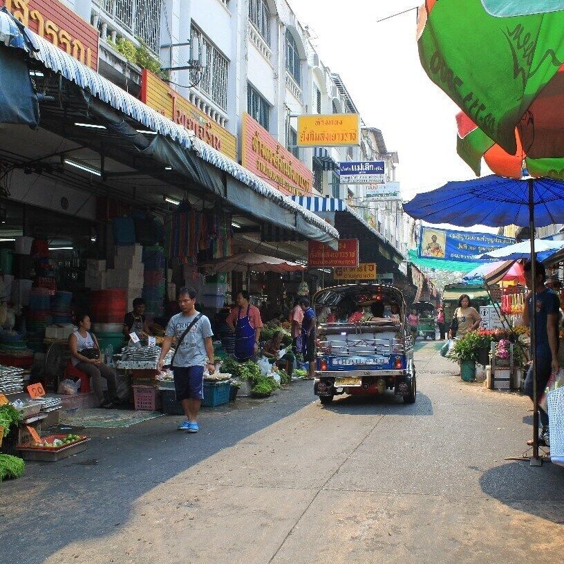 Market a few blocks away from K.T. Guesthouse (which, btw, was a nice, inexpensive place to stay with a good restaurant). The #market places in Bangkok are truly amazing and seem to never end. You can find almost anything you want and more! 