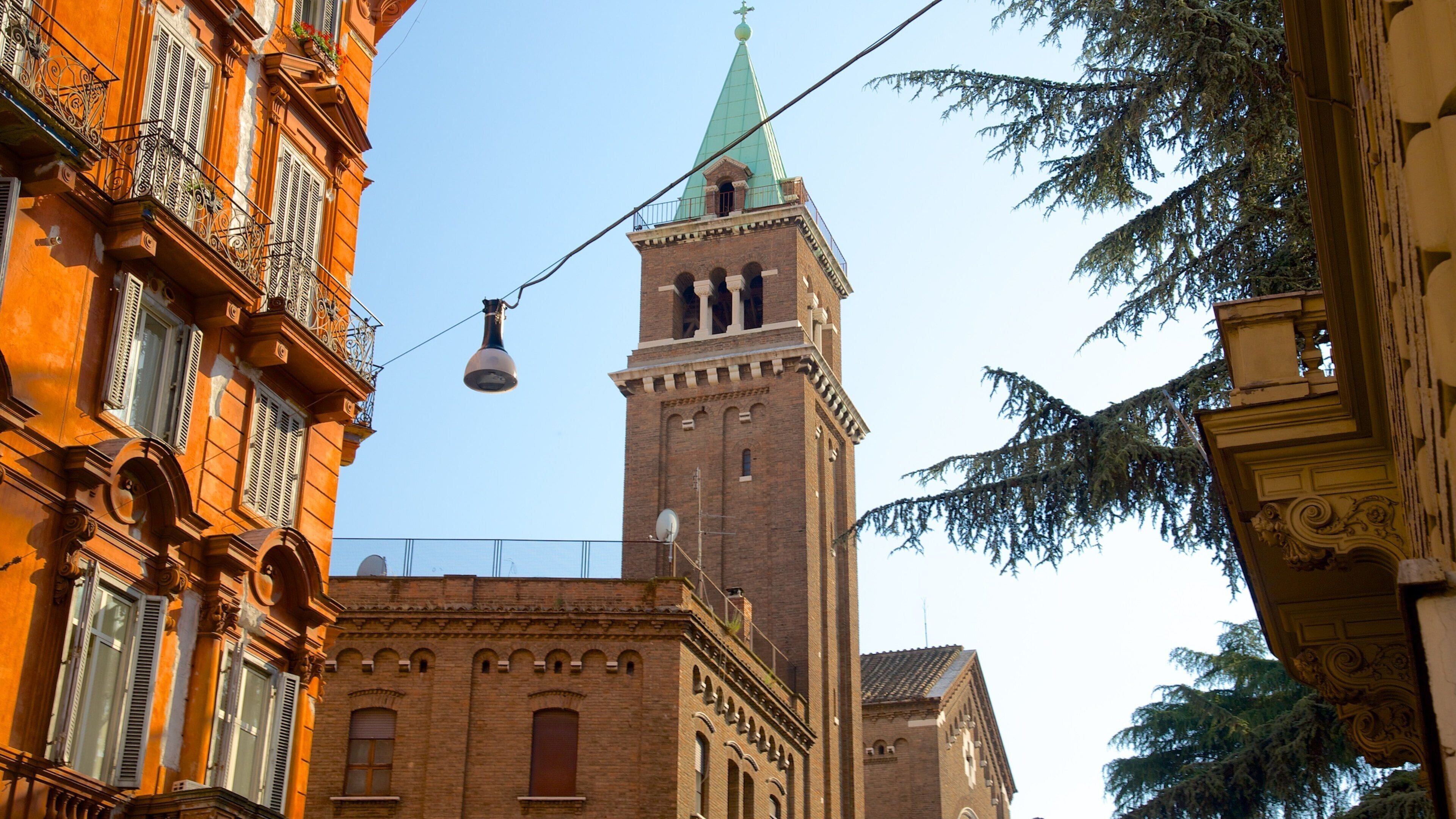 Sallustiano som omfatter religiøse aspekter, en kirke eller en katedral og historiske bygningsværker