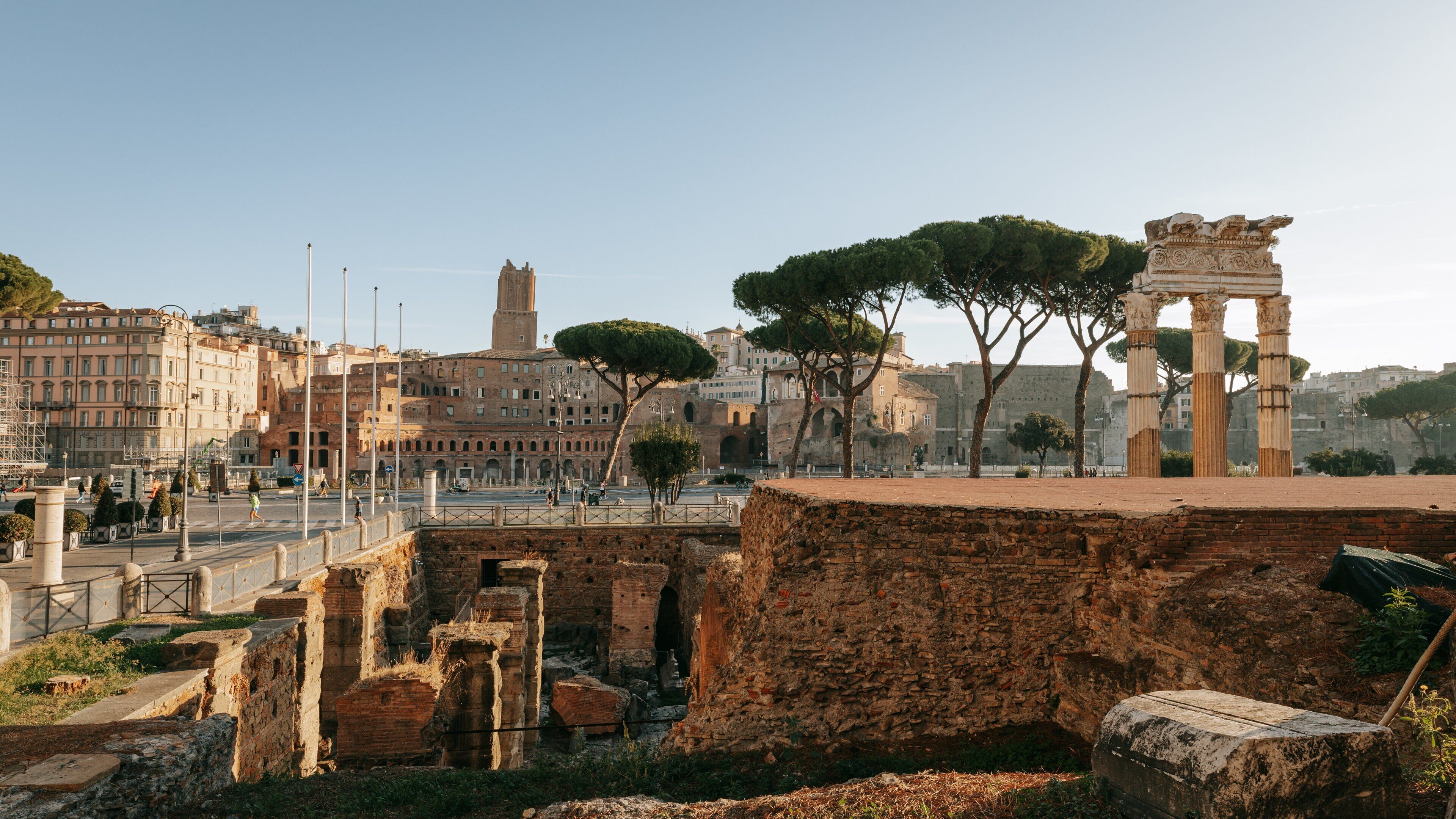 Campitelli which includes heritage elements and a ruin