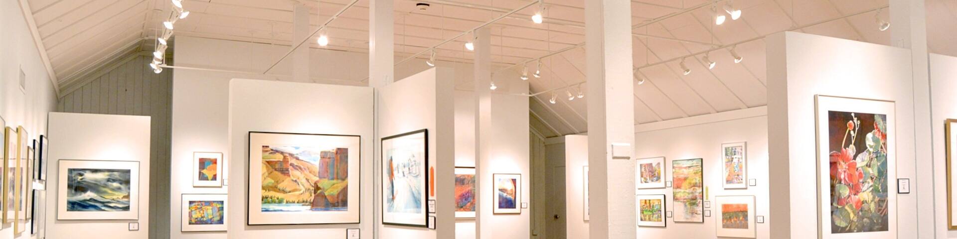 Bush Barn Art Center showing art