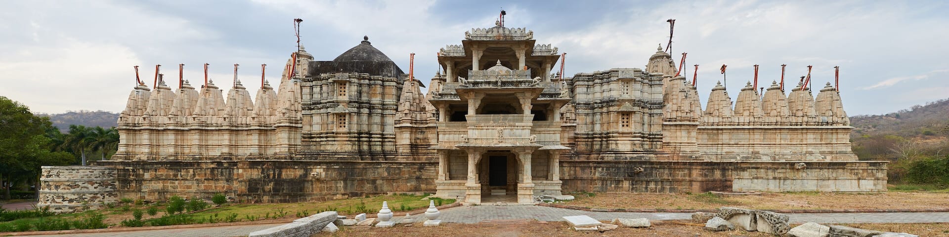 Ranakpur Jain temple or Chaturmukha, Dharana, Vihara, is a Jain temple at Ranakpur