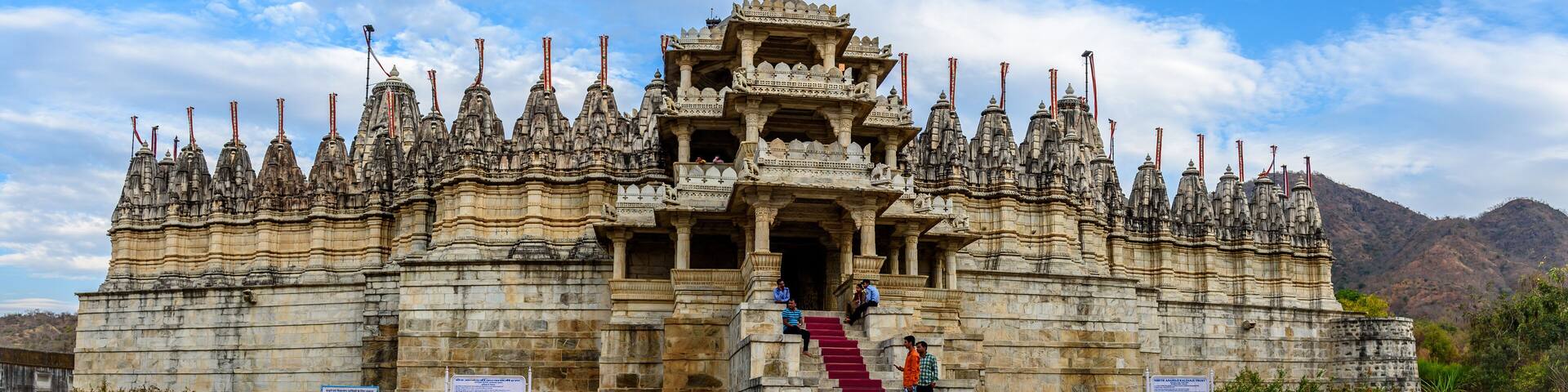 The Jain Temple Called Ranakpur Temple in Narlai India