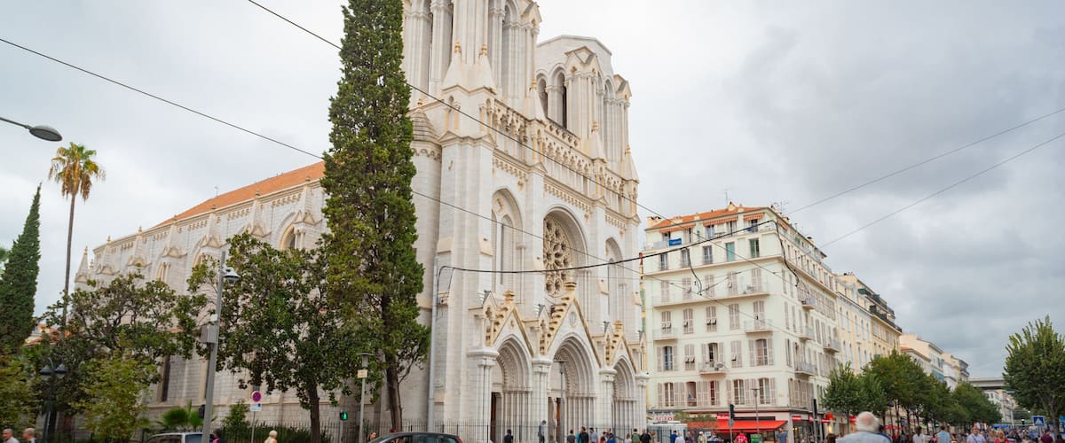 Basilique Notre Dame showing heritage architecture and a church or cathedral