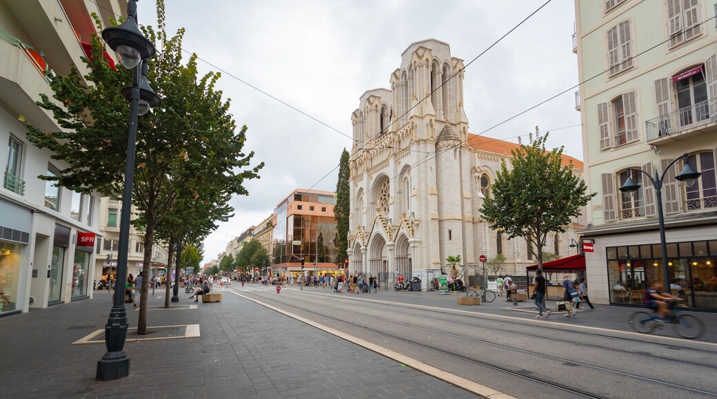 Basilique Notre Dame which includes a church or cathedral and heritage architecture