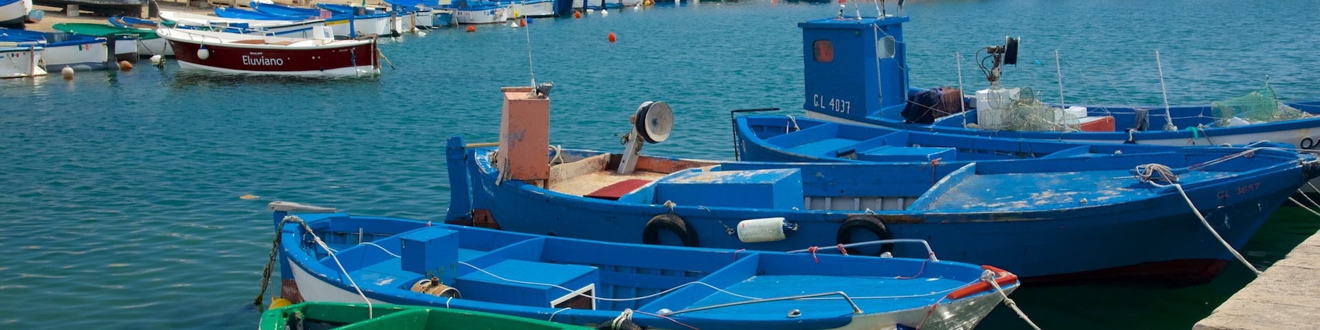 Gallipoli Port which includes general coastal views and a marina