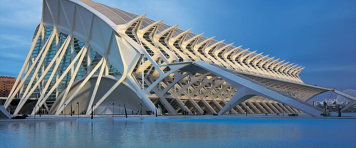 City of Arts and Sciences which includes modern architecture