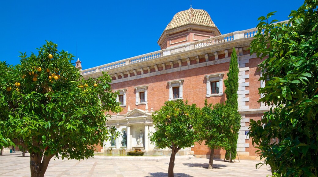 Centro de la ciudad de Valencia ofreciendo patrimonio de arquitectura y una ciudad